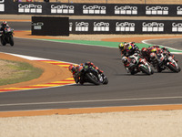 Fabio Quartararo (Fra-Monster Yamaha Team), Johann Zarco (Fra-Honda LCR), and Takaaki Nakagami (Gia-Honda LCR) participate in the Moto Grand...