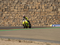 Fabio Di Giannantonio (Ita-VR46 Team Ducati) participates in the Moto Grand Prix GoPro of Aragon Grand Prix Race MotoGP on Sunday at the Mot...