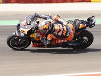 Jack Miller (Aus-Red Bull KTM Factory Racing) participates in the Moto Grand Prix GoPro of Aragon Grand Prix Race MotoGP on Sunday at the Mo...