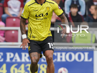 Burton Albion's Terence Vancooten during the first half of the Sky Bet League 1 match between Northampton Town and Burton Albion at the PTS...