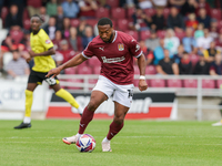 Northampton Town's Ali Koiki during the first half of the Sky Bet League 1 match between Northampton Town and Burton Albion at the PTS Acade...