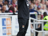 Northampton Town's manager Jon Brady during the second half of the Sky Bet League 1 match between Northampton Town and Burton Albion at the...