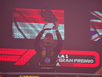 Charles Leclerc of Scuderia Ferrari celebrates his victory during the race of the Italian GP, the 16th round of the Formula 1 World Champion...