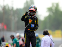 Charles Leclerc of Scuderia Ferrari celebrates his victory during the race of the Italian GP, the 16th round of the Formula 1 World Champion...