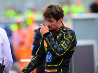 Charles Leclerc of Scuderia Ferrari celebrates his victory during the race of the Italian GP, the 16th round of the Formula 1 World Champion...