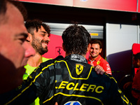 Charles Leclerc of Scuderia Ferrari celebrates his victory during the race of the Italian GP, the 16th round of the Formula 1 World Champion...