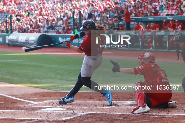 Kyle Martin #33 of Guerreros de Oaxaca pitches the ball during match 6 of the Mexican Baseball League (LMB) South Zone 2024 championship ser...