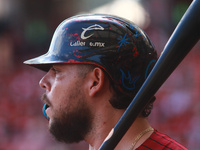 Roberto Ramos #44 of Guerreros de Oaxaca bats during match 6 of the Mexican Baseball League (LMB) South Zone 2024 championship series agains...