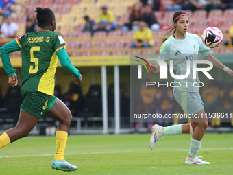 Montserrat Saldivar of Mexico during the FIFA U-20 Women's World Cup 2024 match between Cameroon and Mexico at the El Campin stadium in Bogo...