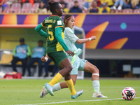 Montserrat Saldivar of Mexico and Orline Djutcie Segning of Cameroon during the FIFA U-20 Women's World Cup 2024 match between Cameroon and...