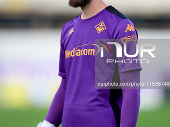 David De Gea of ACF Fiorentina looks on during the Serie A Enilive match between ACF Fiorentina and AC Monza at Stadio Artemio Franchi on Se...