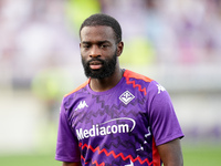 Jonathan Ikone of ACF Fiorentina looks on during the Serie A Enilive match between ACF Fiorentina and AC Monza at Stadio Artemio Franchi on...