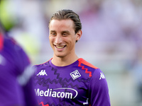 Edoardo Bove of ACF Fiorentina looks on during the Serie A Enilive match between ACF Fiorentina and AC Monza at Stadio Artemio Franchi on Se...