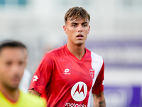 Daniel Maldini of AC Monza looks on during the Serie A Enilive match between ACF Fiorentina and AC Monza at Stadio Artemio Franchi on Septem...