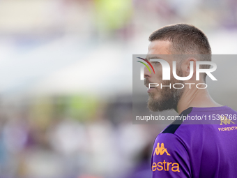 David De Gea of ACF Fiorentina looks on during the Serie A Enilive match between ACF Fiorentina and AC Monza at Stadio Artemio Franchi on Se...