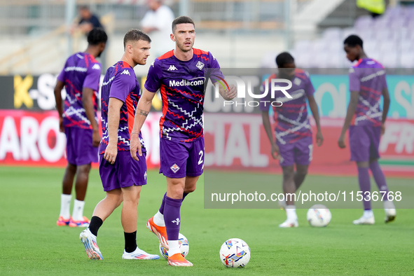 Robin Gosens of ACF Fiorentina during the Serie A Enilive match between ACF Fiorentina and AC Monza at Stadio Artemio Franchi on September 0...