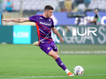 Robin Gosens of ACF Fiorentina during the Serie A Enilive match between ACF Fiorentina and AC Monza at Stadio Artemio Franchi on September 0...