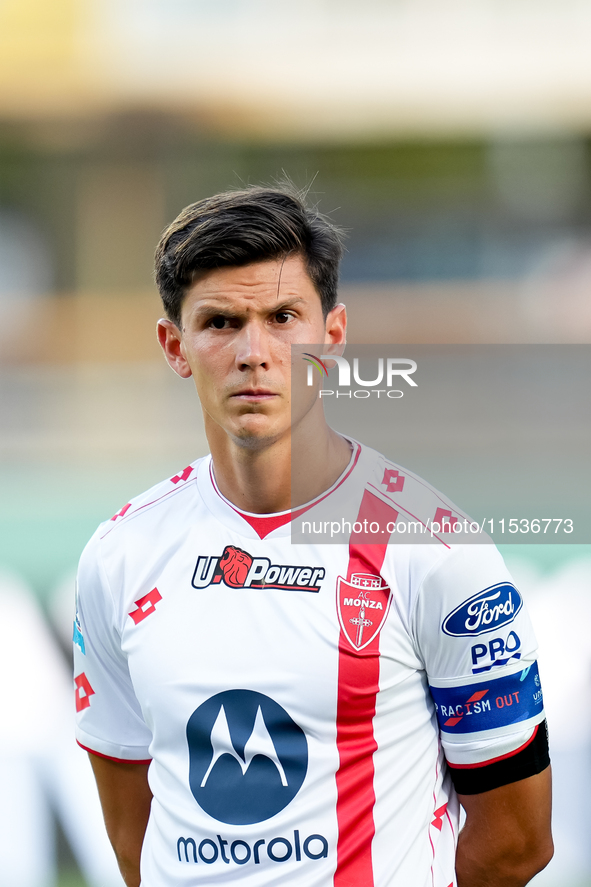 Matteo Pessina of AC Monza looks on during the Serie A Enilive match between ACF Fiorentina and AC Monza at Stadio Artemio Franchi on Septem...