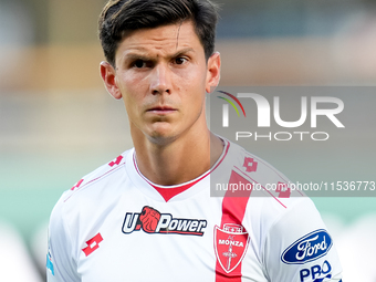 Matteo Pessina of AC Monza looks on during the Serie A Enilive match between ACF Fiorentina and AC Monza at Stadio Artemio Franchi on Septem...