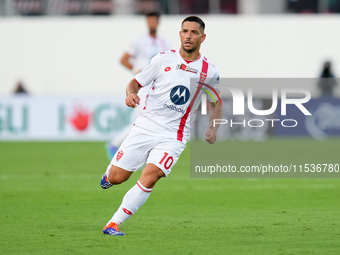 Gianluca Caprari of AC Monza during the Serie A Enilive match between ACF Fiorentina and AC Monza at Stadio Artemio Franchi on September 01,...