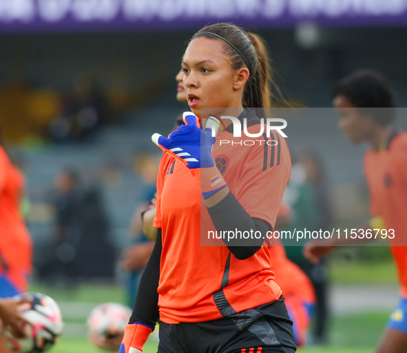 Luisa Agudelo of Colombia during the 2024 FIFA U-20 Women's World Cup match between Colombia and Australia at El Campin stadium in Bogota, C...