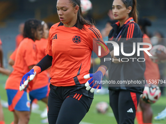 Luisa Agudelo of Colombia during the 2024 FIFA U-20 Women's World Cup match between Colombia and Australia at El Campin stadium in Bogota, C...