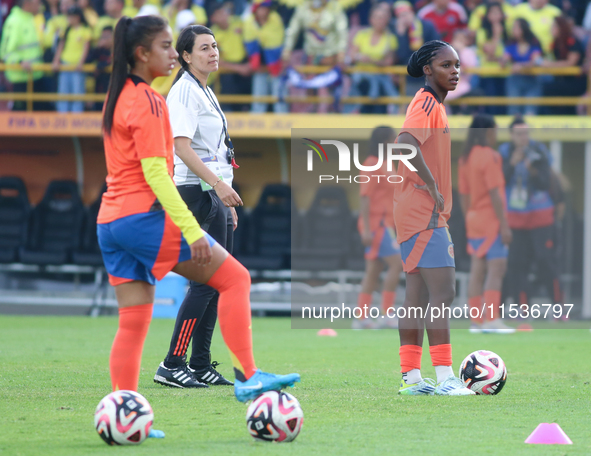 Linda Caicedo of Colombia during the FIFA U-20 Women's World Cup 2024 match between Colombia and Australia at El Campin stadium in Bogota, C...