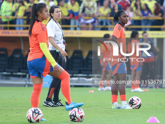 Linda Caicedo of Colombia during the FIFA U-20 Women's World Cup 2024 match between Colombia and Australia at El Campin stadium in Bogota, C...