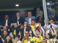 Gianni Infantino (L), Ramon Jesurun, and former Colombian President Ivan Duque (R) during the FIFA U-20 Women's World Cup 2024 match between...