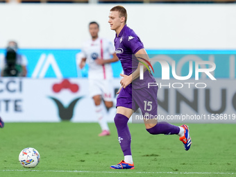 Pietro Comuzzo of ACF Fiorentina during the Serie A Enilive match between ACF Fiorentina and AC Monza at Stadio Artemio Franchi on September...