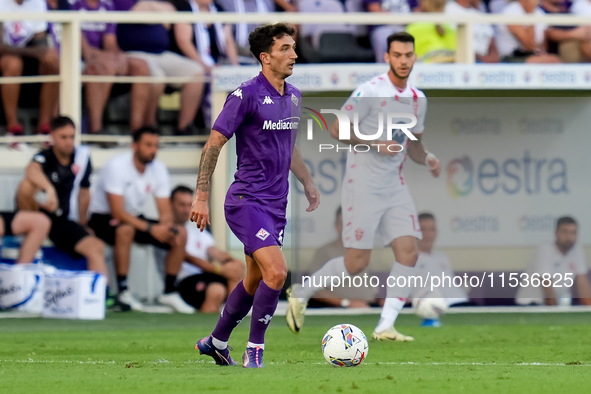 Danilo Cataldi of ACF Fiorentina during the Serie A Enilive match between ACF Fiorentina and AC Monza at Stadio Artemio Franchi on September...