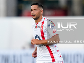 Gianluca Caprari of AC Monza looks on during the Serie A Enilive match between ACF Fiorentina and AC Monza at Stadio Artemio Franchi on Sept...