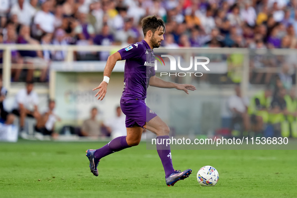 Luca Ranieri of ACF Fiorentina during the Serie A Enilive match between ACF Fiorentina and AC Monza at Stadio Artemio Franchi on September 0...