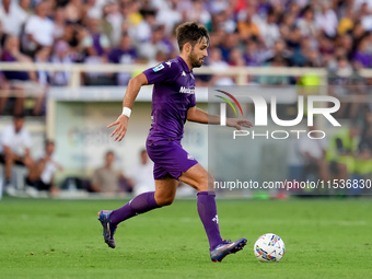 Luca Ranieri of ACF Fiorentina during the Serie A Enilive match between ACF Fiorentina and AC Monza at Stadio Artemio Franchi on September 0...