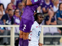 Danilo Cataldi of ACF Fiorentina looks dejected during the Serie A Enilive match between ACF Fiorentina and AC Monza at Stadio Artemio Franc...