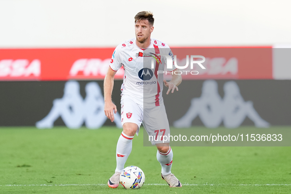 Georgios Kyriakopoulos of AC Monza during the Serie A Enilive match between ACF Fiorentina and AC Monza at Stadio Artemio Franchi on Septemb...