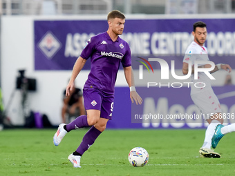 Lucas Beltran of ACF Fiorentina during the Serie A Enilive match between ACF Fiorentina and AC Monza at Stadio Artemio Franchi on September...