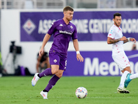 Lucas Beltran of ACF Fiorentina during the Serie A Enilive match between ACF Fiorentina and AC Monza at Stadio Artemio Franchi on September...