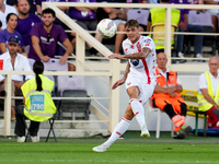 Daniel Maldini of AC Monza during the Serie A Enilive match between ACF Fiorentina and AC Monza at Stadio Artemio Franchi on September 01, 2...