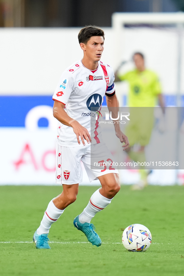 Matteo Pessina of AC Monza during the Serie A Enilive match between ACF Fiorentina and AC Monza at Stadio Artemio Franchi on September 01, 2...