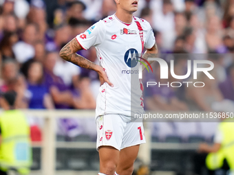 Daniel Maldini of AC Monza looks on after scoring second goal during the Serie A Enilive match between ACF Fiorentina and AC Monza at Stadio...