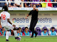 Alessandro Nesta head coach of AC Monza gestures during the Serie A Enilive match between ACF Fiorentina and AC Monza at Stadio Artemio Fran...