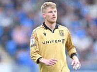 Andy Cannon (8 Wrexham) looks on during the Sky Bet League 1 match between Peterborough and Wrexham at London Road in Peterborough, England,...