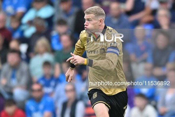 James McClean (7 Wrexham) goes forward during the Sky Bet League 1 match between Peterborough and Wrexham at London Road in Peterborough, En...