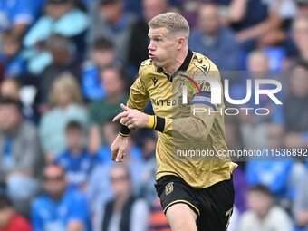 James McClean (7 Wrexham) goes forward during the Sky Bet League 1 match between Peterborough and Wrexham at London Road in Peterborough, En...