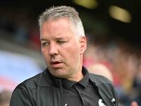 Manager Darren Ferguson (Manager Peterborough United) during the Sky Bet League 1 match between Peterborough and Wrexham at London Road in P...