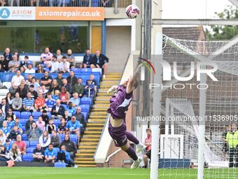 Goalkeeper Jed Steer (31 Peterborough United) during the Sky Bet League 1 match between Peterborough and Wrexham at London Road in Peterboro...