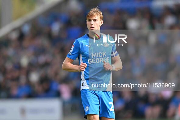 Hector Kyprianou (22 Peterborough United) looks on during the Sky Bet League 1 match between Peterborough and Wrexham at London Road in Pete...