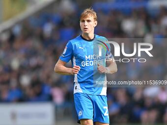 Hector Kyprianou (22 Peterborough United) looks on during the Sky Bet League 1 match between Peterborough and Wrexham at London Road in Pete...