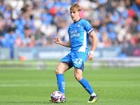 Hector Kyprianou (22 Peterborough United) passes the ball during the Sky Bet League 1 match between Peterborough and Wrexham at London Road...